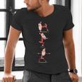 Santa Yoga Poses For Yogi Teacher Christmas Yoga Poses Men's V-Neck T-Shirt, gift for family, gift for coworker Santa Yoga Poses For Yogi Teacher Christmas Yoga Poses Men's V-Neck T-Shirt, gift for family, gift for coworker