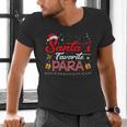 Santa's Favorite Para Christmas Paraprofessional Teacher Men's V-Neck T-Shirt, gift for family, gift for coworker Santa's Favorite Para Christmas Paraprofessional Teacher Men's V-Neck T-Shirt, gift for family, gift for coworker