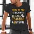 This Is My Scary Science Teacher Halloween Costumes Men Women Kids Men's V-Neck T-Shirt, Science Teacher Shirts, gift for family, gift for coworker