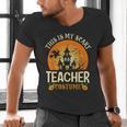 This Is My Scary Teacher Costume Halloween Men's V-Neck T-Shirt, gift for family, gift for coworker This Is My Scary Teacher Costume Halloween Men's V-Neck T-Shirt, gift for family, gift for coworker