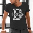 School Spirit Mascot Bobcats Back To School Teacher Student Men's V-Neck T-Shirt, gift for family, gift for coworker School Spirit Mascot Bobcats Back To School Teacher Student Men's V-Neck T-Shirt, gift for family, gift for coworker