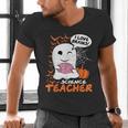 Science Teacher Cute Ghost Halloween Teacher Men Women Men's V-Neck T-Shirt, Science Teacher Shirts, gift for family, gift for coworker Science Teacher Cute Ghost Halloween Teacher Men Women Men's V-Neck T-Shirt, Science Teacher Shirts, gift for family, gift for coworker