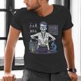 Science Teacher Halloween Skeleton Scientist Chemistry Men's V-Neck T-Shirt, Science Teacher Shirts, gift for family, gift for coworker