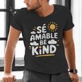 SÉ AMABLE Be Kind Bilingual Teacher Maestra Spanish Teacher Men's V-Neck T-Shirt, gift for family, gift for coworker SÉ AMABLE Be Kind Bilingual Teacher Maestra Spanish Teacher Men's V-Neck T-Shirt, gift for family, gift for coworker