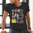 She Works Willingly With Her Hands Proverbs Daycare Teacher Men Women Men's V-Neck T-Shirt, gift for family, gift for coworker She Works Willingly With Her Hands Proverbs Daycare Teacher Men Women Men's V-Neck T-Shirt, gift for family, gift for coworker