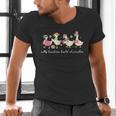 Silly Teachers Build Character Goose Teacher Back To School Men's V-Neck T-Shirt, gift for family, gift for coworker