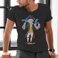 Six Seven 6 7 7 6 George Washington Teacher American Men's V-Neck T-Shirt, gift for family, gift for coworker Six Seven 6 7 7 6 George Washington Teacher American Men's V-Neck T-Shirt, gift for family, gift for coworker