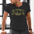 Sixth Grade Teacher Student Camouflage Back To School Men's V-Neck T-Shirt, gift for family, gift for coworker