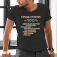 Social Studies Is Relevant History Teacher History Buff Men's V-Neck T-Shirt, History Teacher Shirts, gift for family, gift for coworker