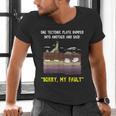 Sorry My Fault Earthquake Tectonic Plate Science Teacher Pun Men's V-Neck T-Shirt, Science Teacher Shirts, gift for family, gift for coworker Sorry My Fault Earthquake Tectonic Plate Science Teacher Pun Men's V-Neck T-Shirt, Science Teacher Shirts, gift for family, gift for coworker