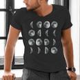 Space Science Student Teacher Leonard Moon Phases Men Women Kids Men's V-Neck T-Shirt, Science Teacher Shirts, gift for family, gift for coworker