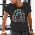 Special Education Dream Team Rainbow SPED Teacher Autism Men's V-Neck T-Shirt, gift for family, gift for coworker Special Education Dream Team Rainbow SPED Teacher Autism Men's V-Neck T-Shirt, gift for family, gift for coworker