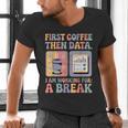 Special Education First Coffee Then Data Retro SPED Teacher Men's V-Neck T-Shirt, gift for family, gift for coworker Special Education First Coffee Then Data Retro SPED Teacher Men's V-Neck T-Shirt, gift for family, gift for coworker