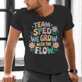 Special Education Teacher Team SPED Grow With The Flow Men's V-Neck T-Shirt, gift for family, gift for coworker Special Education Teacher Team SPED Grow With The Flow Men's V-Neck T-Shirt, gift for family, gift for coworker