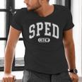 SPED Crew SPED Teacher Back To School For Women Men Men's V-Neck T-Shirt, gift for family, gift for coworker SPED Crew SPED Teacher Back To School For Women Men Men's V-Neck T-Shirt, gift for family, gift for coworker