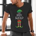 SPED Squad Elf Teacher Matching Christmas Party Pajama Men's V-Neck T-Shirt, gift for family, gift for coworker SPED Squad Elf Teacher Matching Christmas Party Pajama Men's V-Neck T-Shirt, gift for family, gift for coworker