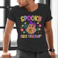 Spooky ESOL Teacher Halloween ESOL Teaching Coquette Men's V-Neck T-Shirt, gift for family, gift for coworker