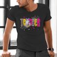 Spooky Halloween Teacher Para Counselor SPED Preppy Boo Kids Men's V-Neck T-Shirt, gift for family, gift for coworker Spooky Halloween Teacher Para Counselor SPED Preppy Boo Kids Men's V-Neck T-Shirt, gift for family, gift for coworker
