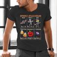 Spooky Syllables Halloween Teacher Student Education Men's V-Neck T-Shirt, gift for family, gift for coworker Spooky Syllables Halloween Teacher Student Education Men's V-Neck T-Shirt, gift for family, gift for coworker