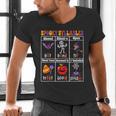 Spooky Syllables Teacher Halloween Educational Kids Men's V-Neck T-Shirt, gift for family, gift for coworker
