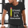Stand With LA Teachers Tshirt United Los Angeles T Shirt Men Women Kids Men's V-Neck T-Shirt, gift for family, gift for coworker Stand With LA Teachers Tshirt United Los Angeles T Shirt Men Women Kids Men's V-Neck T-Shirt, gift for family, gift for coworker