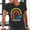 STEAM Teacher Squad Team Crew Back To School STEM Special Men's V-Neck T-Shirt, gift for family, gift for coworker