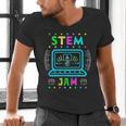 STEM Teacher Shirt STEM Teacher Tshirts STEM Is My Jam Men's V-Neck T-Shirt, gift for family, gift for coworker