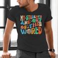 My Students Are Out Of This World Space Groovy Teacher Men's V-Neck T-Shirt, Groovy Teacher Shirts, gift for family, gift for coworker