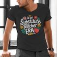 In My Substitute Teacher Era Men's V-Neck T-Shirt, gift for family, gift for coworker In My Substitute Teacher Era Men's V-Neck T-Shirt, gift for family, gift for coworker