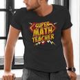 Super Math Teacher Educational Superhero Men's V-Neck T-Shirt, Super Teacher Shirts, gift for family, gift for coworker Super Math Teacher Educational Superhero Men's V-Neck T-Shirt, Super Teacher Shirts, gift for family, gift for coworker