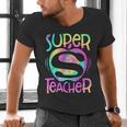 Super Teacher Back To School Apple Tie Dye First Day Men's V-Neck T-Shirt, Super Teacher Shirts, gift for family, gift for coworker Super Teacher Back To School Apple Tie Dye First Day Men's V-Neck T-Shirt, Super Teacher Shirts, gift for family, gift for coworker