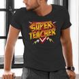 Super Teacher Superhero Back To School Teacher's Men's V-Neck T-Shirt, Super Teacher Shirts, gift for family, gift for coworker