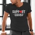 Support Squad Cute Heart Supportive Teacher Team Member Men's V-Neck T-Shirt, gift for family, gift for coworker Support Squad Cute Heart Supportive Teacher Team Member Men's V-Neck T-Shirt, gift for family, gift for coworker