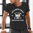 SYLLABUS PROFESSOR TEACHER Men's V-Neck T-Shirt, gift for family, gift for coworker SYLLABUS PROFESSOR TEACHER Men's V-Neck T-Shirt, gift for family, gift for coworker