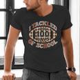 I Tackled 100 Days Of School Football Boys Girls Teachers Men's V-Neck T-Shirt, gift for family, gift for coworker I Tackled 100 Days Of School Football Boys Girls Teachers Men's V-Neck T-Shirt, gift for family, gift for coworker