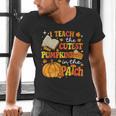 I Teach The Coolest Pumpkins In The Patch Teacher Halloween Men's V-Neck T-Shirt, gift for family, gift for coworker I Teach The Coolest Pumpkins In The Patch Teacher Halloween Men's V-Neck T-Shirt, gift for family, gift for coworker