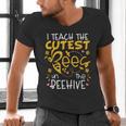 I Teach The Cutest Bees In The Beehive Teacher Men's V-Neck T-Shirt, gift for family, gift for coworker I Teach The Cutest Bees In The Beehive Teacher Men's V-Neck T-Shirt, gift for family, gift for coworker