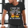 I Teach The Cutest Candy Corn In The Bunch Teacher Halloween Men's V-Neck T-Shirt, gift for family, gift for coworker I Teach The Cutest Candy Corn In The Bunch Teacher Halloween Men's V-Neck T-Shirt, gift for family, gift for coworker