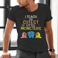 I Teach Cutest Little Monsters Halloween Teacher Men Women Men's V-Neck T-Shirt, gift for family, gift for coworker I Teach Cutest Little Monsters Halloween Teacher Men Women Men's V-Neck T-Shirt, gift for family, gift for coworker