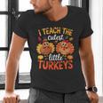 I Teach The Cutest Little Turkeys Teacher Thanksgiving Men's V-Neck T-Shirt, gift for family, gift for coworker I Teach The Cutest Little Turkeys Teacher Thanksgiving Men's V-Neck T-Shirt, gift for family, gift for coworker