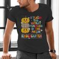 I Teach The Cutest Pumpkins Kindergarten Teacher Halloween Men's V-Neck T-Shirt, gift for family, gift for coworker I Teach The Cutest Pumpkins Kindergarten Teacher Halloween Men's V-Neck T-Shirt, gift for family, gift for coworker