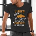 I Teach The Cutest Pumpkins In The Patch Teacher School For Men Women Kids Men's V-Neck T-Shirt, gift for family, gift for coworker I Teach The Cutest Pumpkins In The Patch Teacher School For Men Women Kids Men's V-Neck T-Shirt, gift for family, gift for coworker