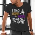 I Teach Hocus Pocus Some Call It Math Teacher Men's V-Neck T-Shirt, gift for family, gift for coworker I Teach Hocus Pocus Some Call It Math Teacher Men's V-Neck T-Shirt, gift for family, gift for coworker