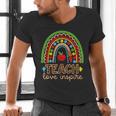 Teach Love Inspire Rainbow Leopard Cheetah Print Teacher Men's V-Neck T-Shirt, gift for family, gift for coworker Teach Love Inspire Rainbow Leopard Cheetah Print Teacher Men's V-Neck T-Shirt, gift for family, gift for coworker