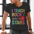 I Teach Rockstars Band Vibes Teacher Rocks My Music Teaching Men's V-Neck T-Shirt, gift for family, gift for coworker I Teach Rockstars Band Vibes Teacher Rocks My Music Teaching Men's V-Neck T-Shirt, gift for family, gift for coworker