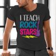 I Teach Rockstars Tee Orchestra Music Teacher Back To School Men's V-Neck T-Shirt, gift for family, gift for coworker I Teach Rockstars Tee Orchestra Music Teacher Back To School Men's V-Neck T-Shirt, gift for family, gift for coworker