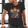 I Teach Smart Cookies Cute Back To School Teacher Men's V-Neck T-Shirt, gift for family, gift for coworker I Teach Smart Cookies Cute Back To School Teacher Men's V-Neck T-Shirt, gift for family, gift for coworker