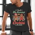 I Teach The Smartest Cookies In The Batch Teacher Christmas For Men Women Kids Men's V-Neck T-Shirt, gift for family, gift for coworker I Teach The Smartest Cookies In The Batch Teacher Christmas For Men Women Kids Men's V-Neck T-Shirt, gift for family, gift for coworker