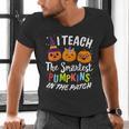 I Teach The Smartest Pumpkins The Patch Teacher Fall Season For Men Women Kids Men's V-Neck T-Shirt, gift for family, gift for coworker