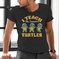 I Teach The Smartest Turtles Thanksgiving Proud Teacher Job Men's V-Neck T-Shirt, gift for family, gift for coworker I Teach The Smartest Turtles Thanksgiving Proud Teacher Job Men's V-Neck T-Shirt, gift for family, gift for coworker